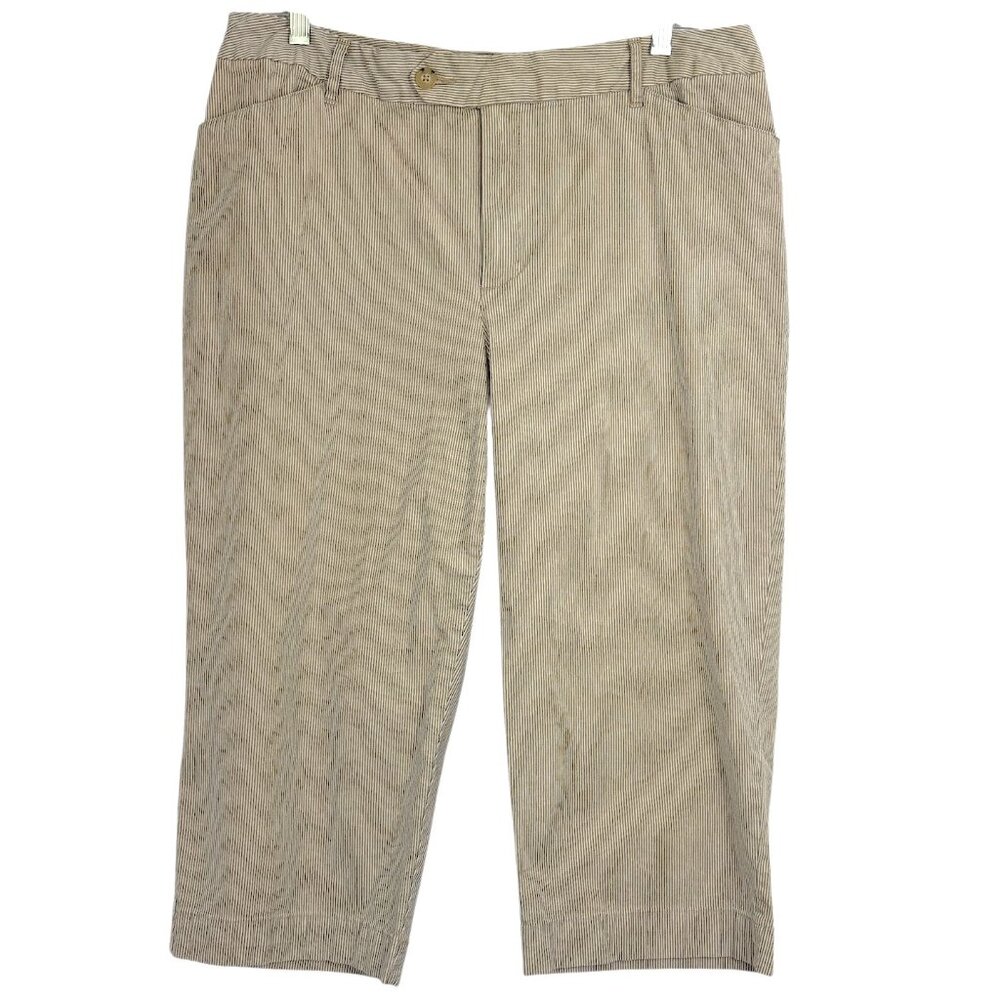 St. John's Bay Light Beige Cropped Capris